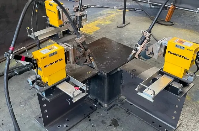 小型可搬溶接ロボット石松